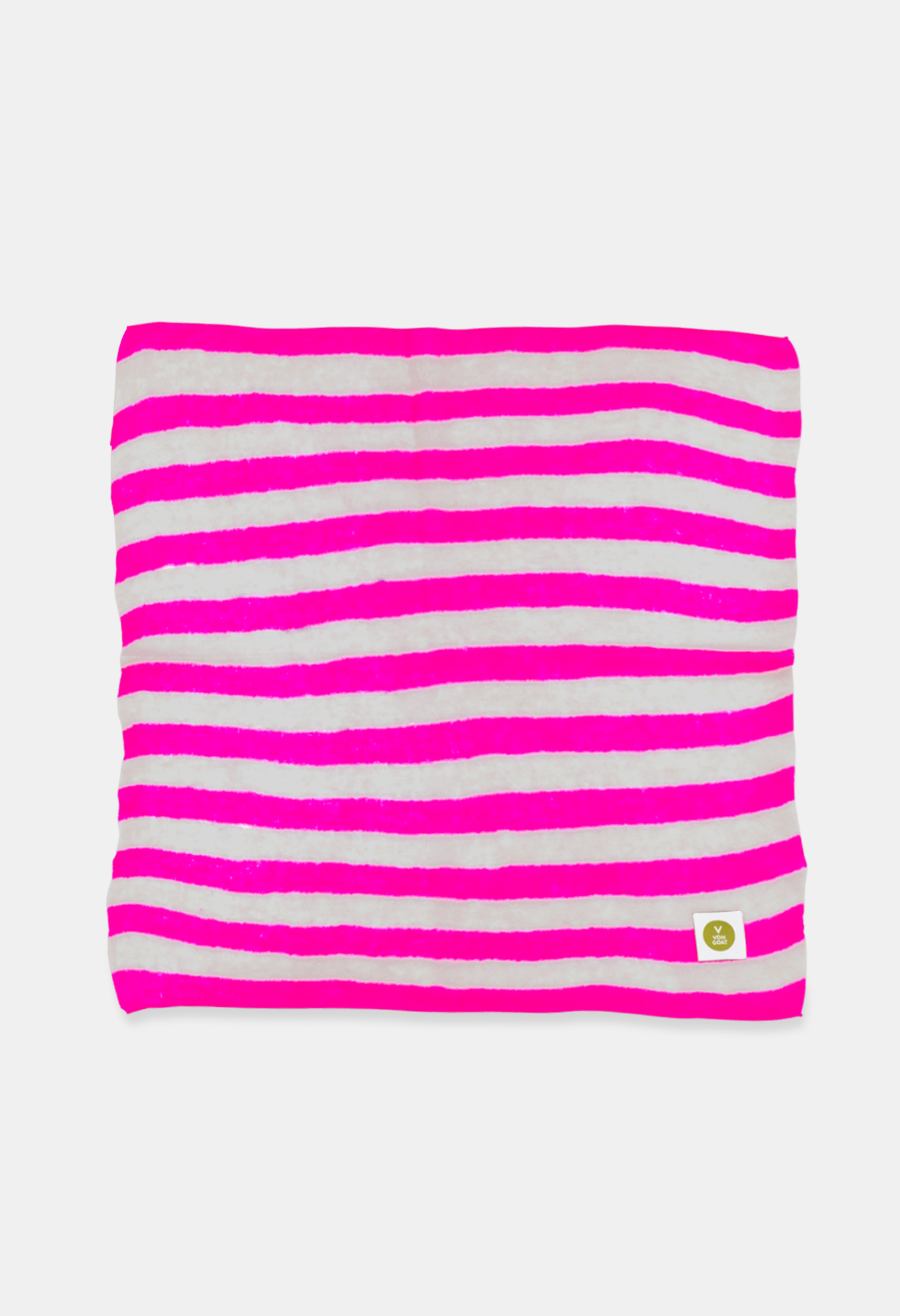 BANDANA NEON PINK/LIGHT GREY