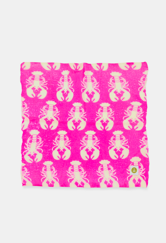 BANDANA LOBSTER SUGAR PLUM/WHITE