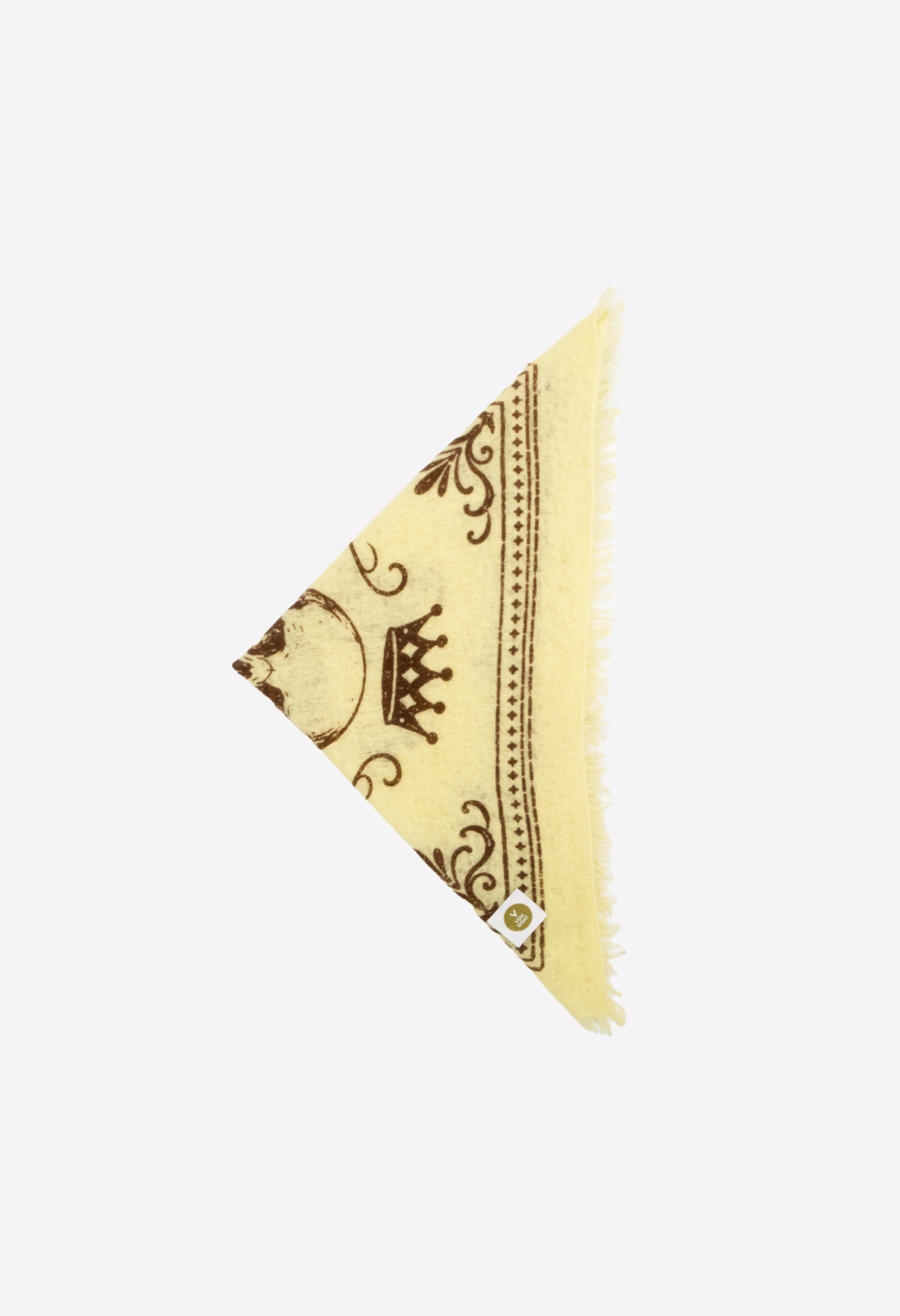 Bandana Skull Yellow/Monk's Robe mit Fransen