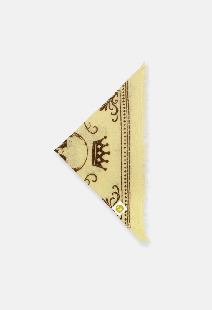 Bandana Skull Yellow/Monk's Robe mit Fransen