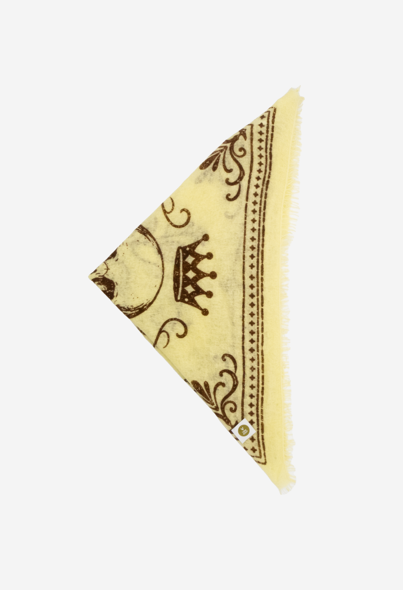 Bandana Skull Yellow/Monk's Robe XL with Fringes