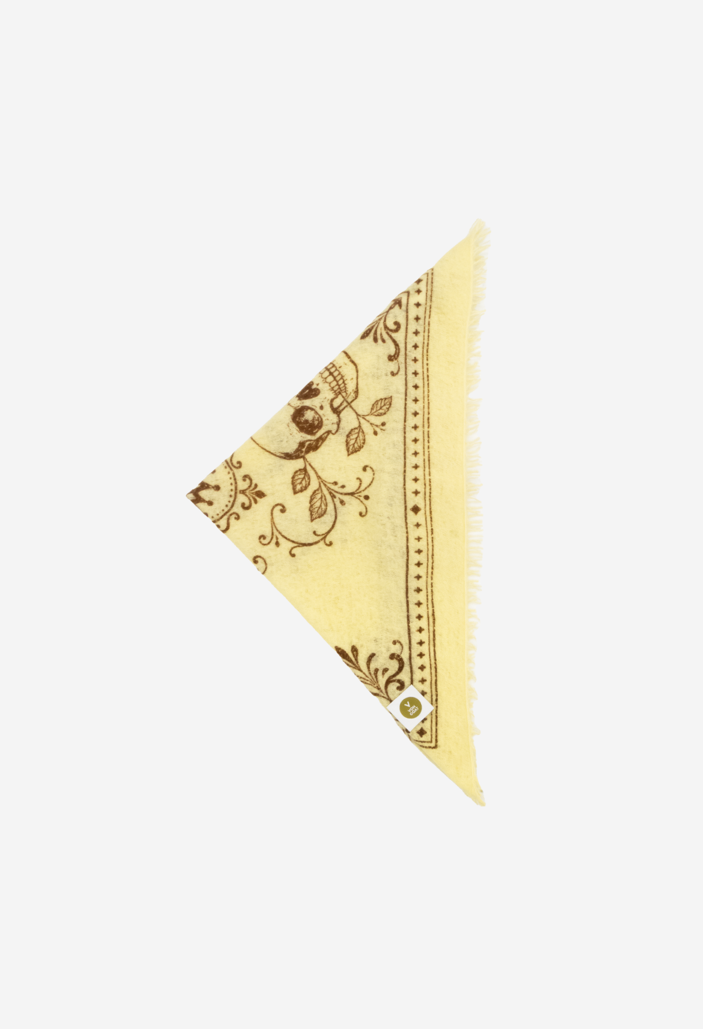 Bandana Skulls Yellow/Monk's Robe with Fringes