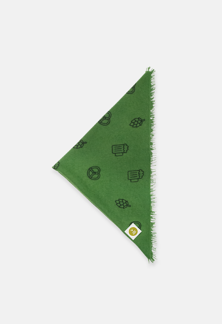 Bandana Tracht Edition Hopfen mit Fransen