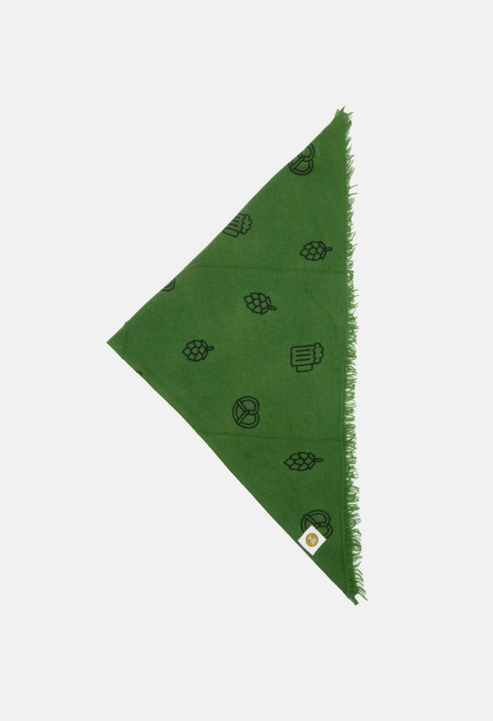 Bandana Wiesn Edition Hopfen XL mit Fransen
