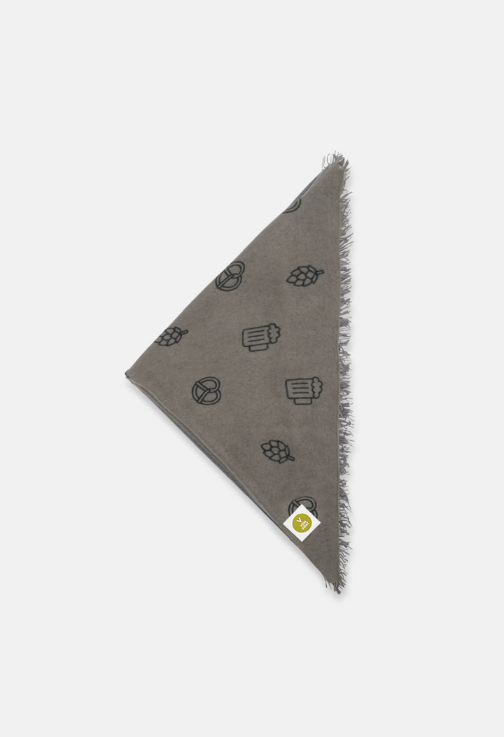 Bandana Tracht Edition Pine Bark mit Fransen