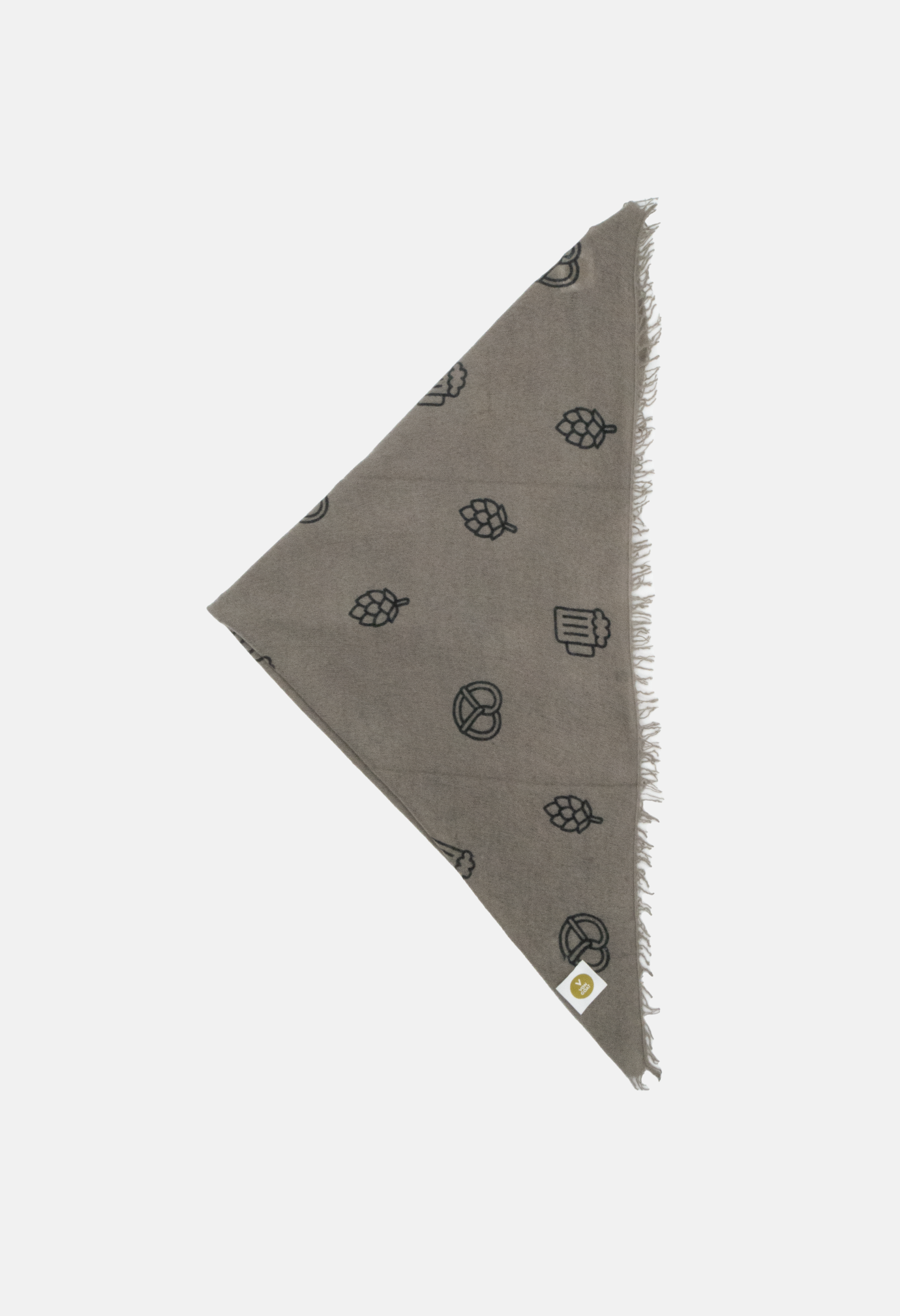 Bandana Wiesn Edition Pine Bark XL mit Fransen
