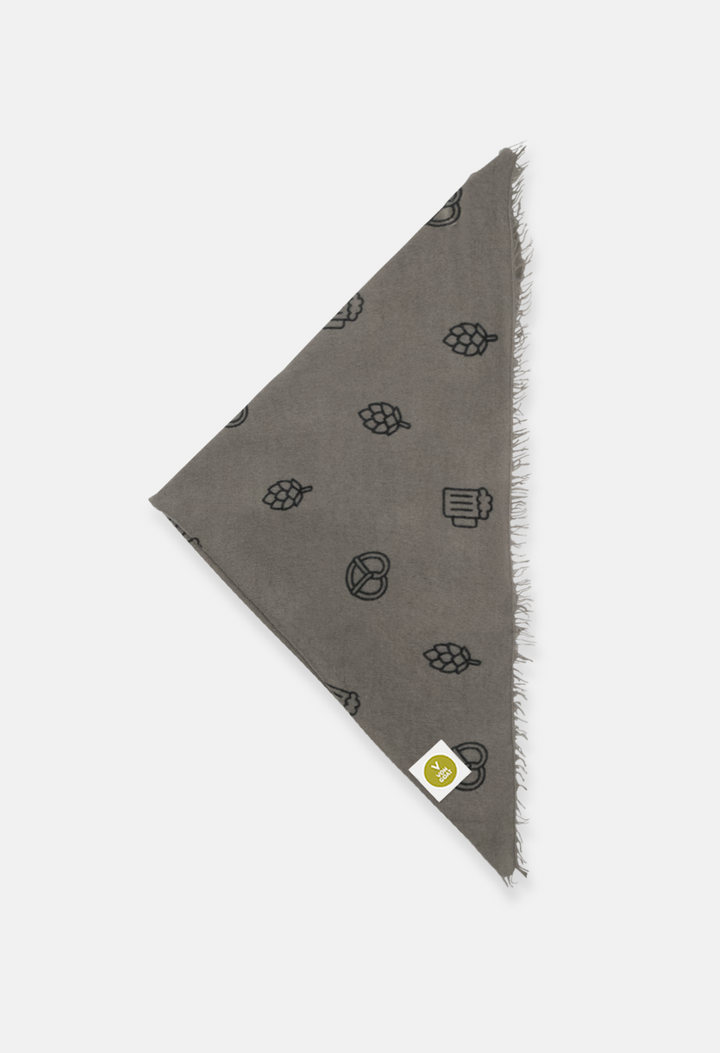 Bandana Tracht Edition Pine Bark XL mit Fransen