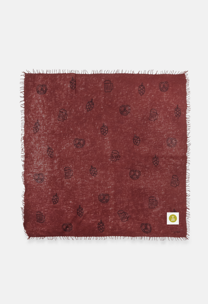 Bandana Tracht Edition Bockbier XL mit Fransen