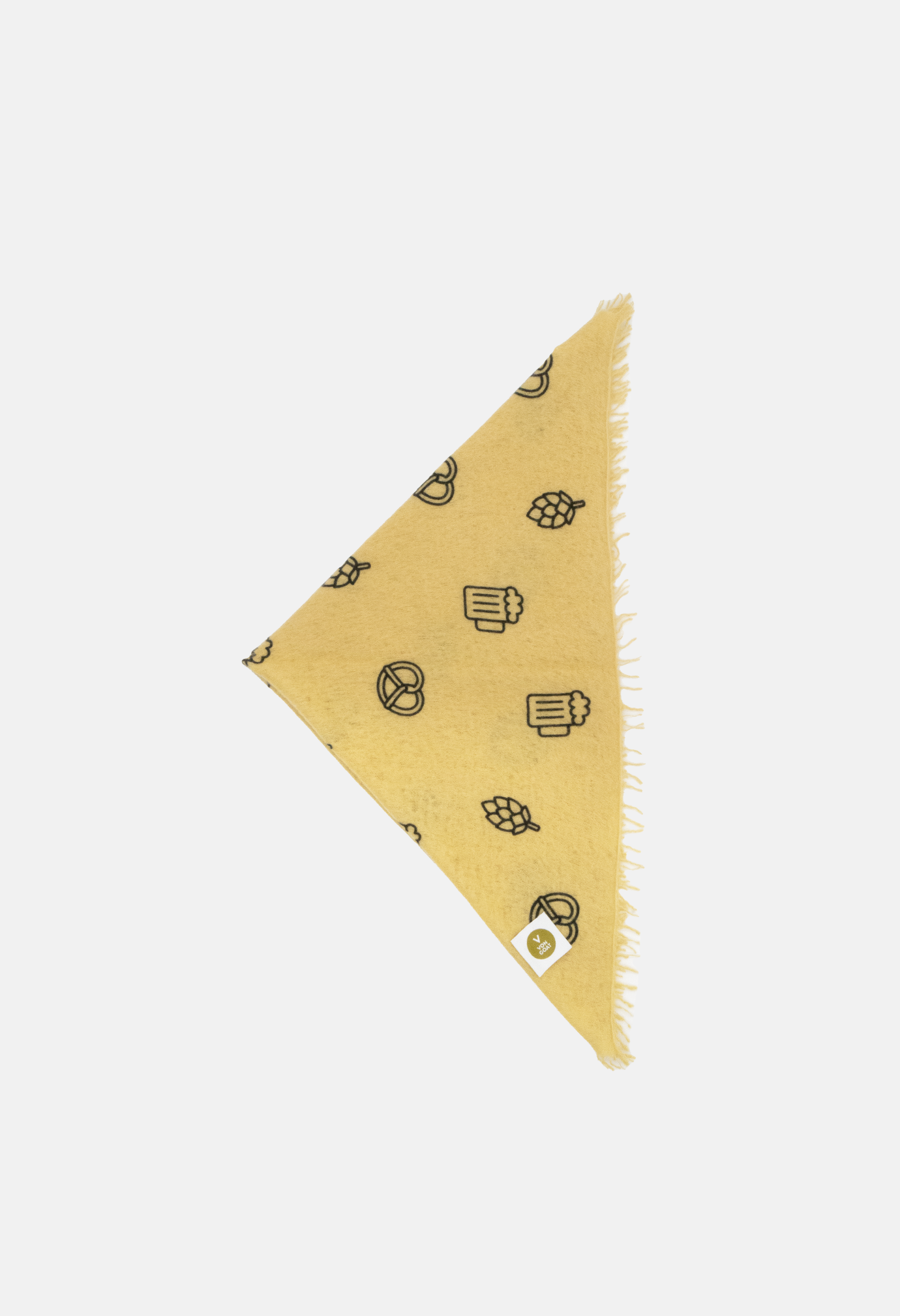 Bandana Wiesn Edition Butterblume mit Fransen