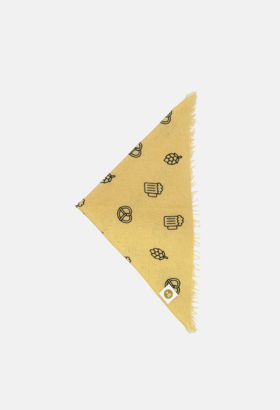 Bandana Wiesn Edition Butterblume mit Fransen