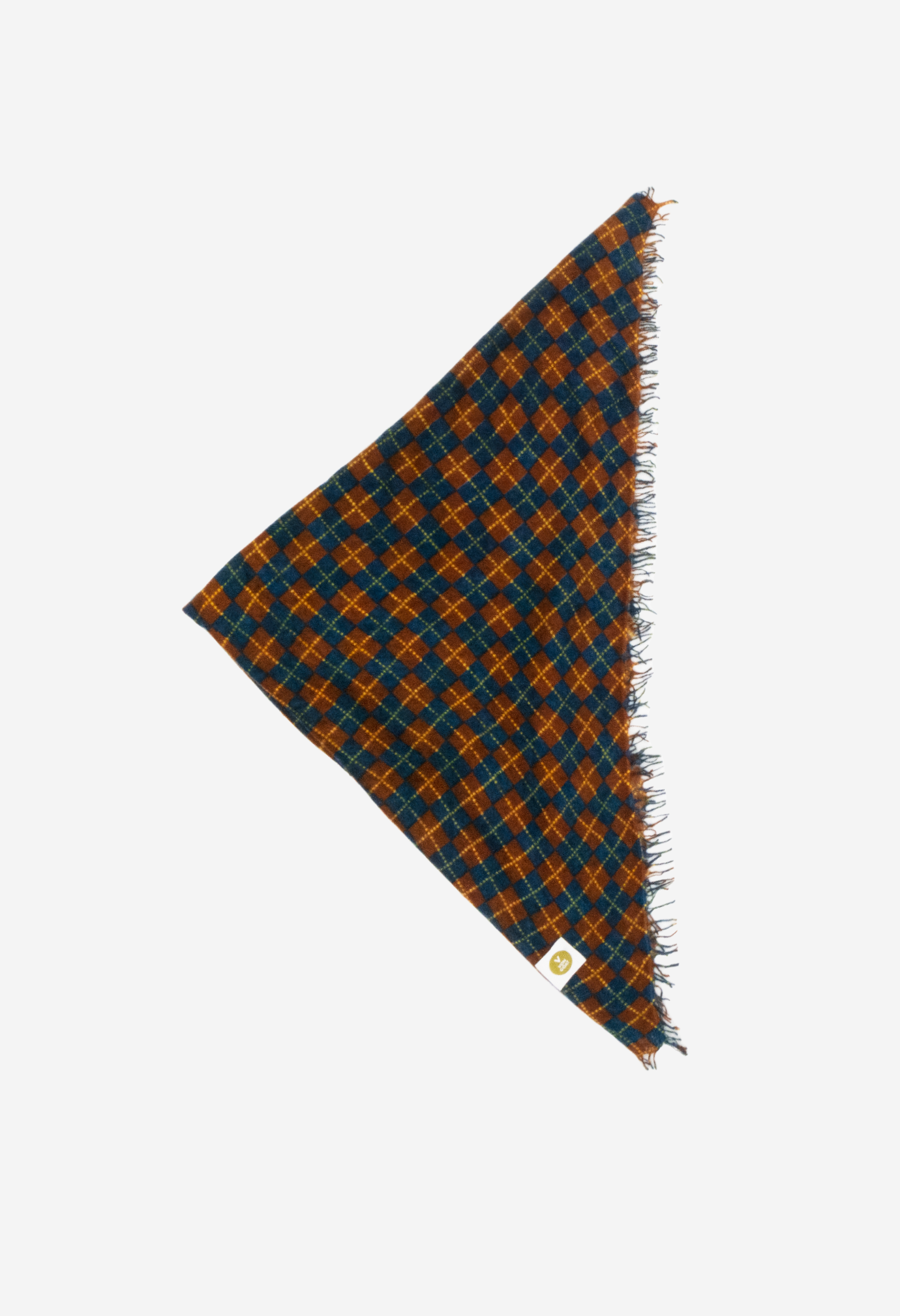 Bandana Checkered A XL with Fringes