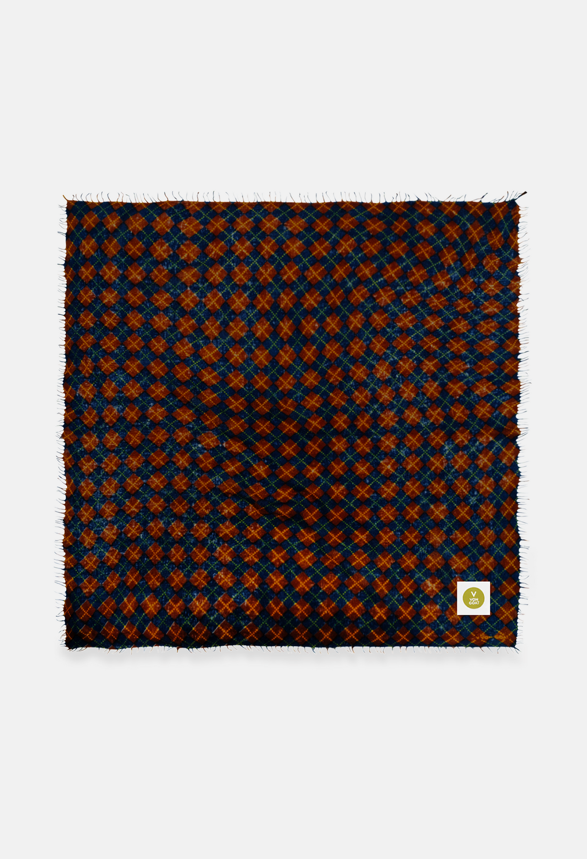 Bandana Plaid A XL with Fringe