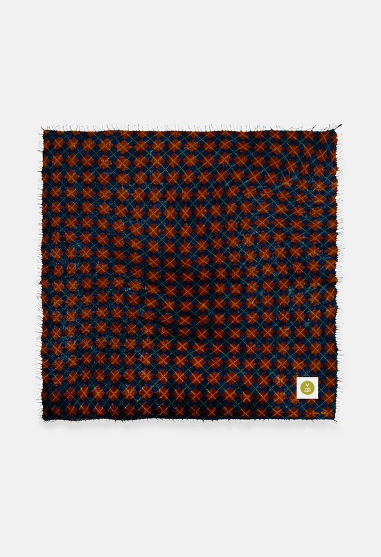 Bandana Plaid A XL with Fringe