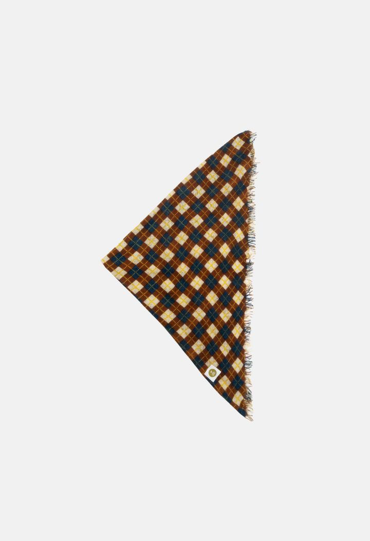 Bandana Kariert B mit Fransen