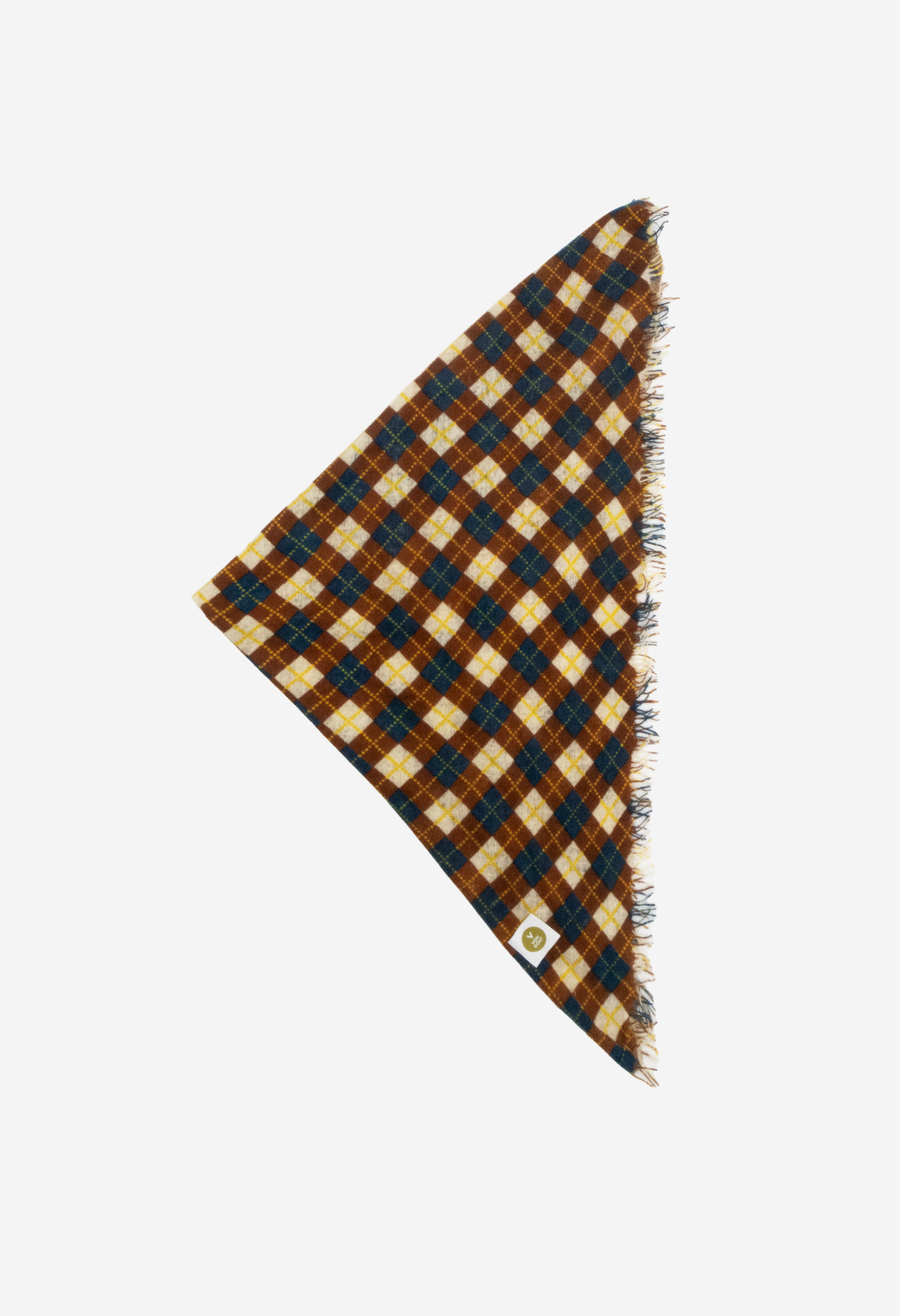 Bandana Checkered B XL mit Fransen