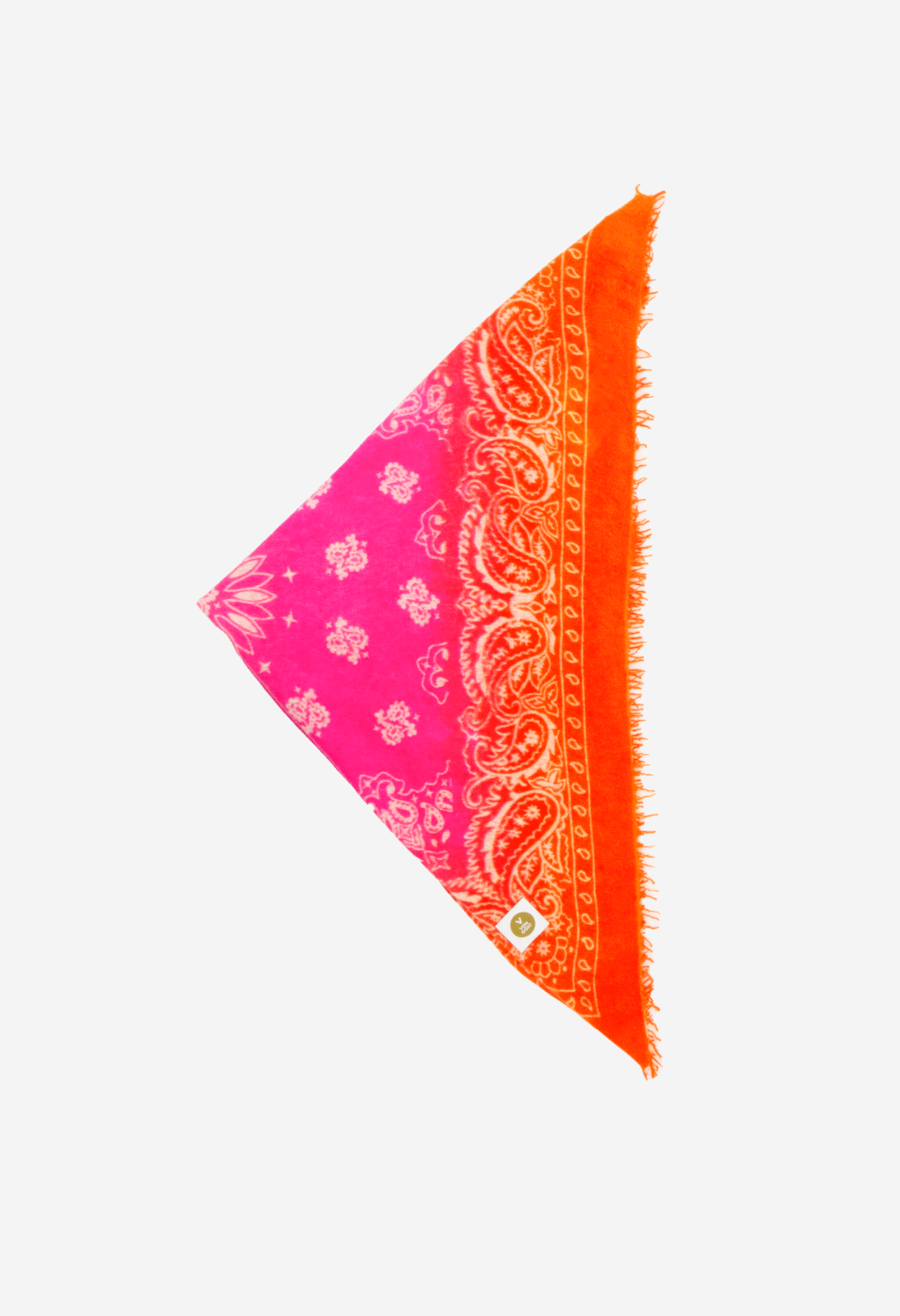Bandana Paisley AI XL mit Fransen