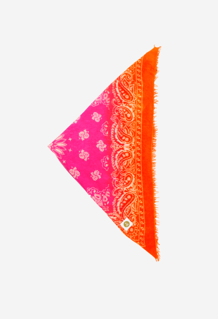 Bandana Paisley AI XL mit Fransen