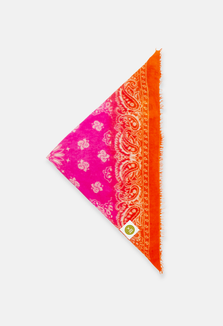 Bandana Paisley AI XL mit Fransen