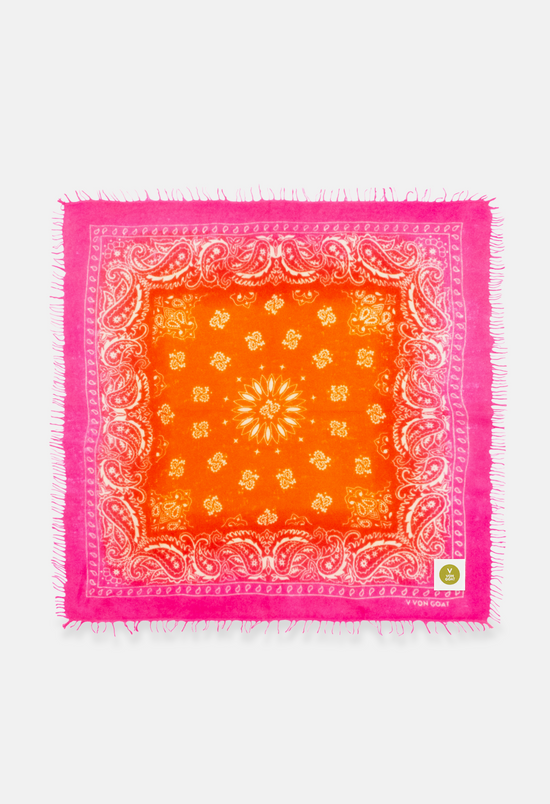 Bandana Paisley AM with Fringes