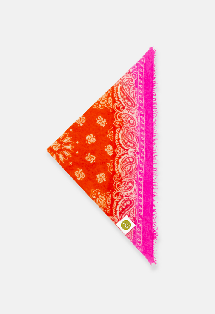 Bandana Paisley AM XL mit Fransen
