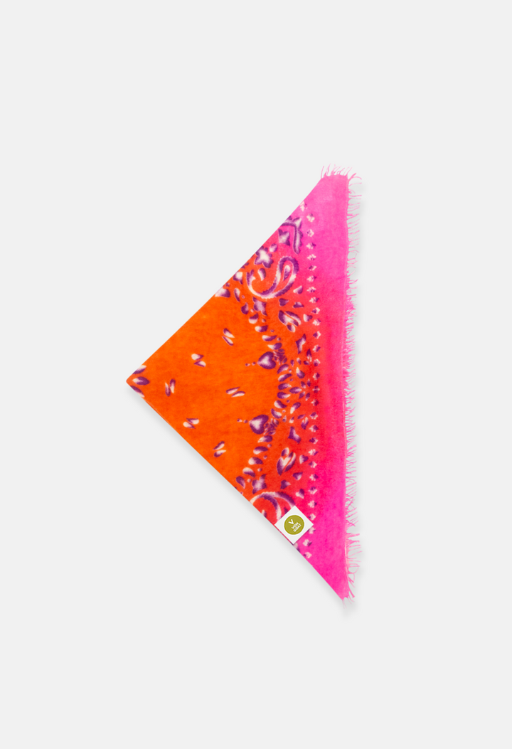 Paisley Bandana with Fringes