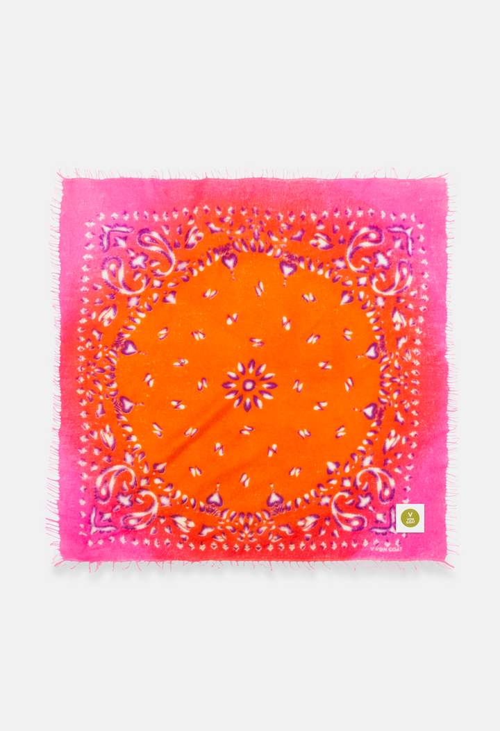 Paisley Bandana with Fringes