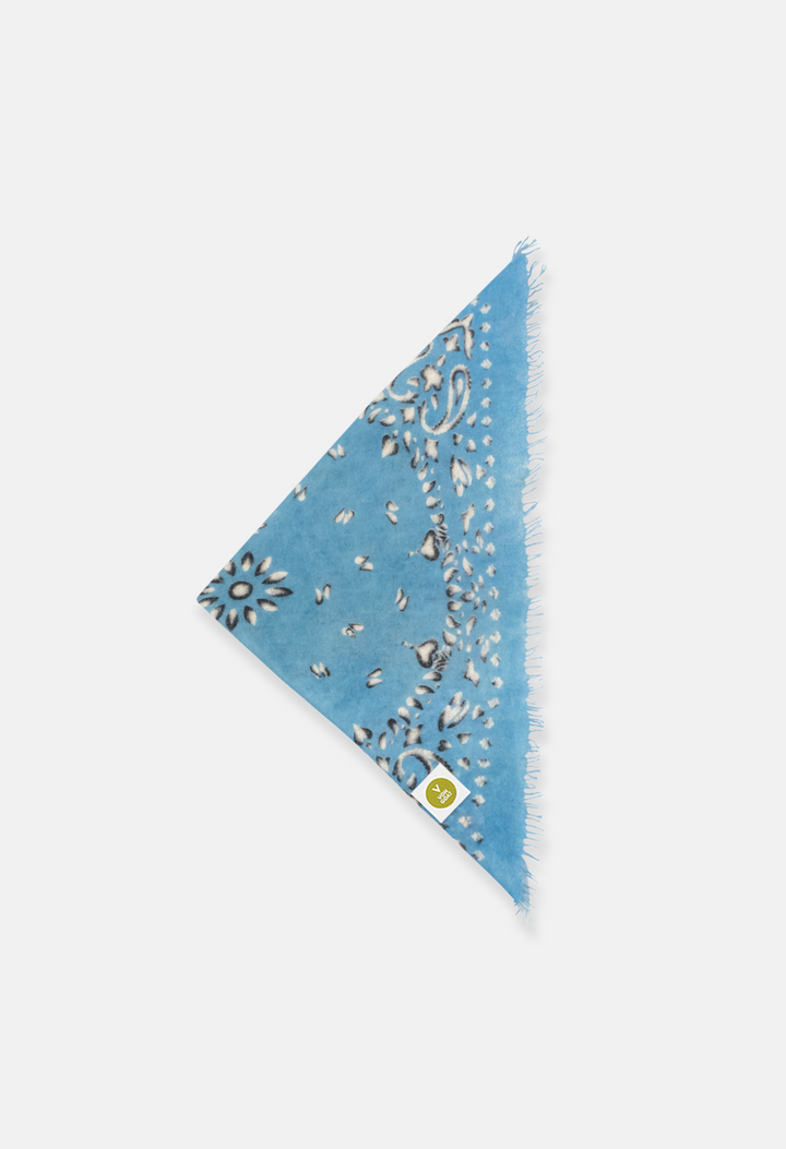Bandana Paisley AQ with fringes