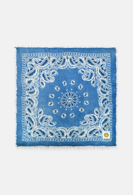 Bandana Paisley XL with Fringe