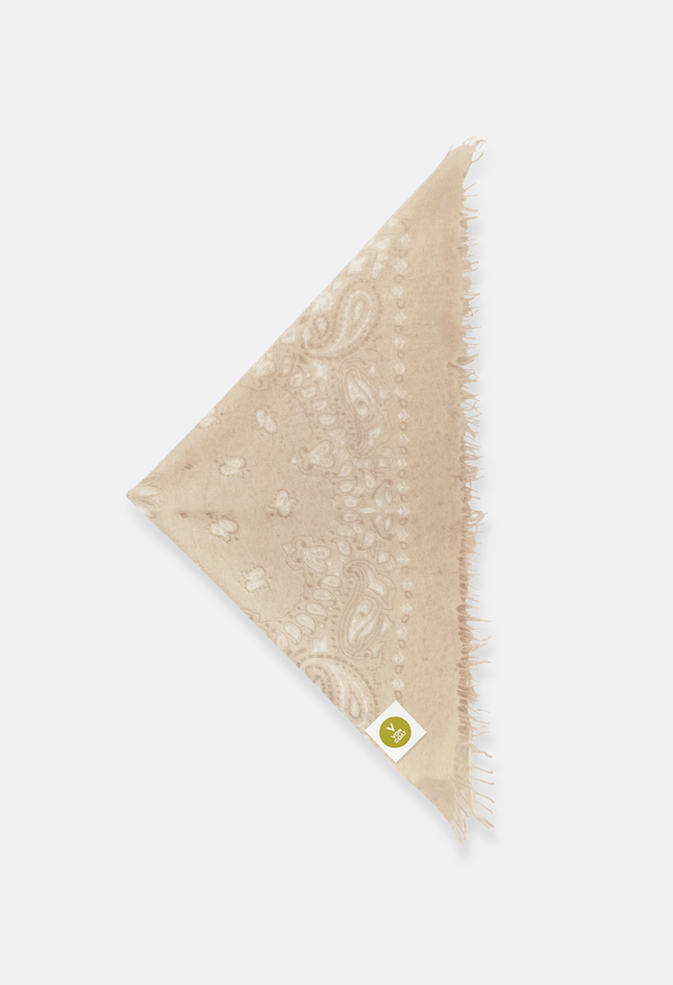 Bandana Paisley B XL mit Fransen