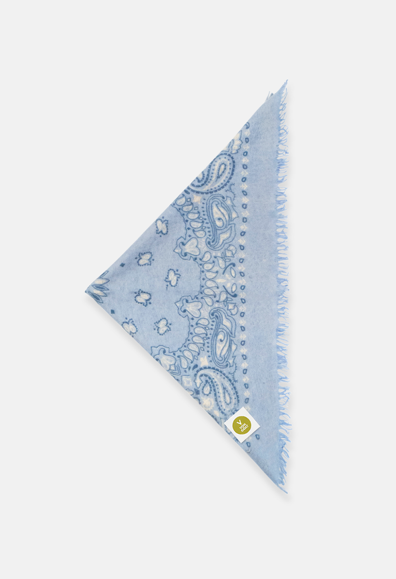 Bandana Paisley C XL mit Fransen