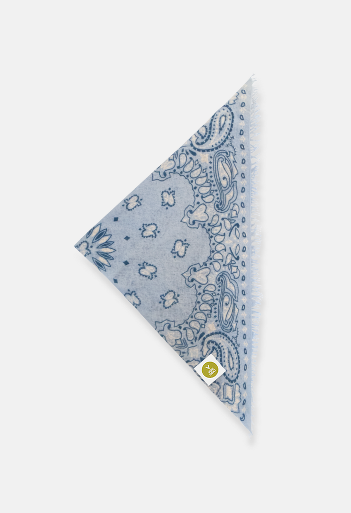Bandana Paisley C XL mit Fransen