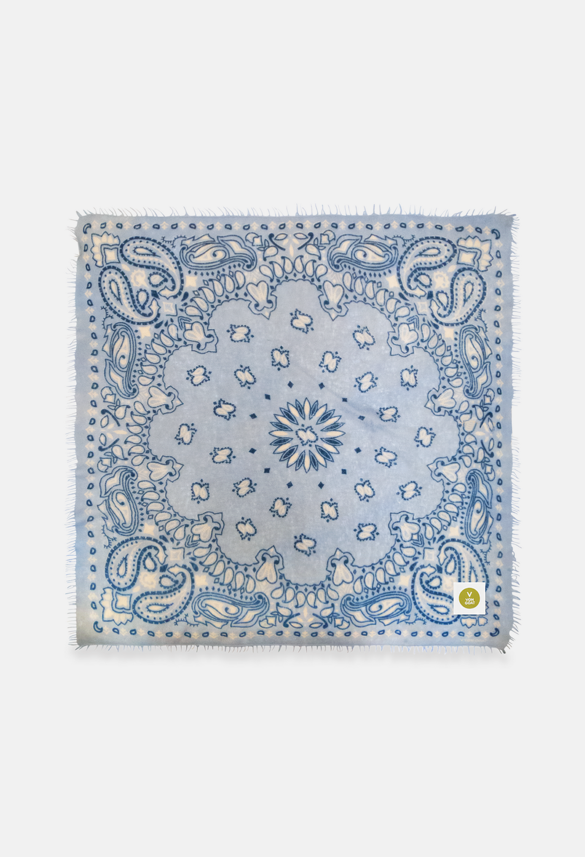 Bandana Paisley C XL mit Fransen