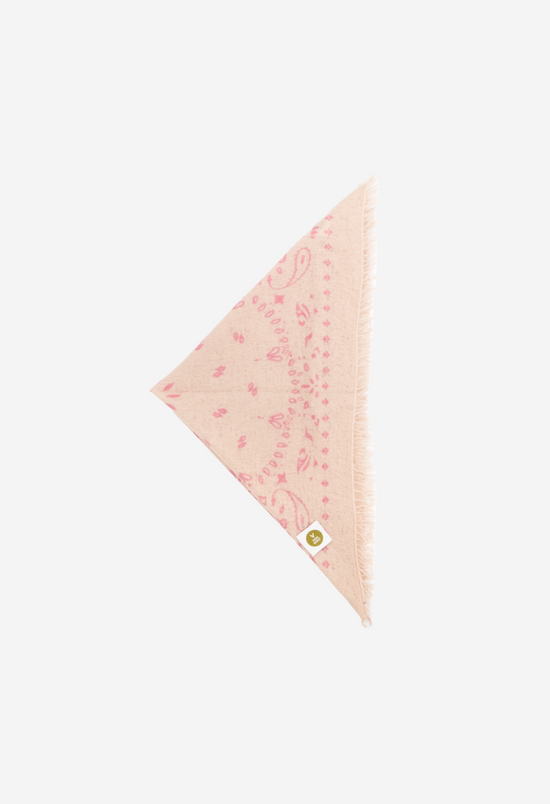 Paisley Q Bandana with Fringes