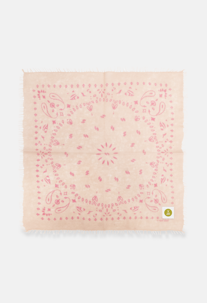 Paisley Q Bandana with Fringes