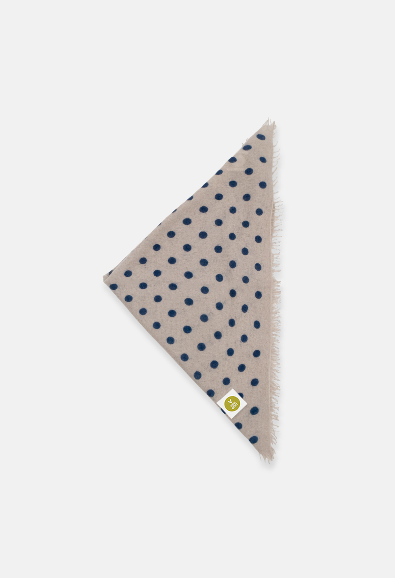 Bandana Polka Dot Sandy/Orca mit Fransen