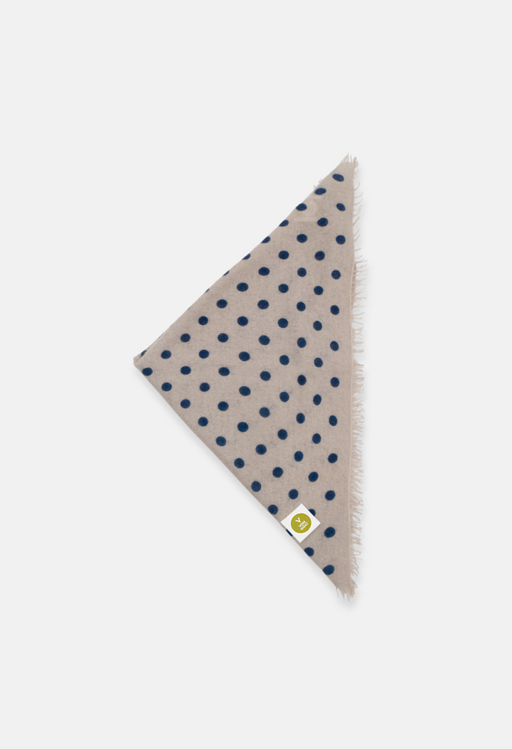 Bandana Polka Dot Sandy/Orca mit Fransen