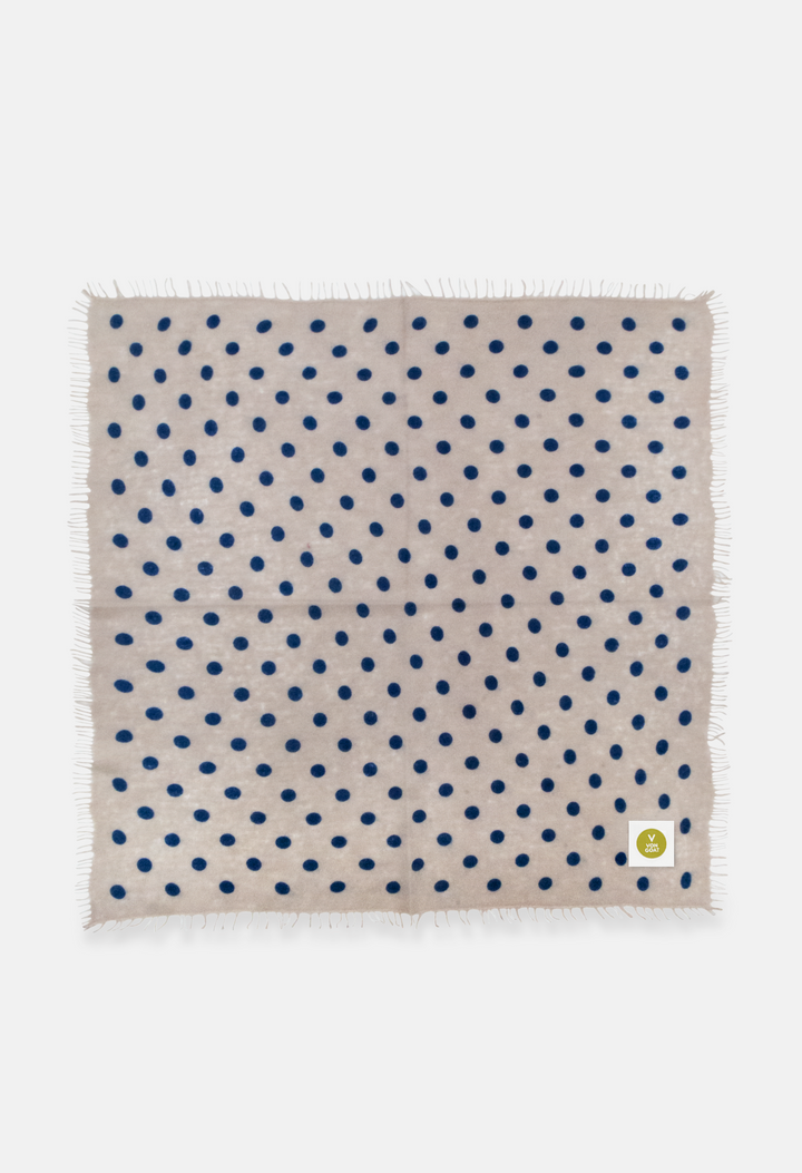 Bandana Polka Dot Sandy/Orca mit Fransen