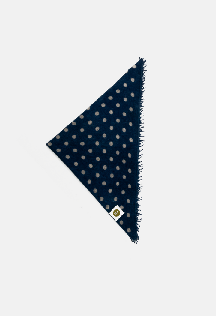 Bandana Polka Dot Orca/Sandy mit Fransen