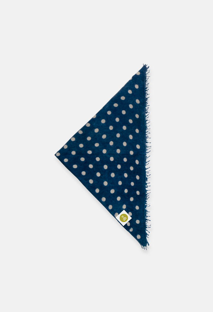 Bandana Polka Dot Orca/Sandy mit Fransen