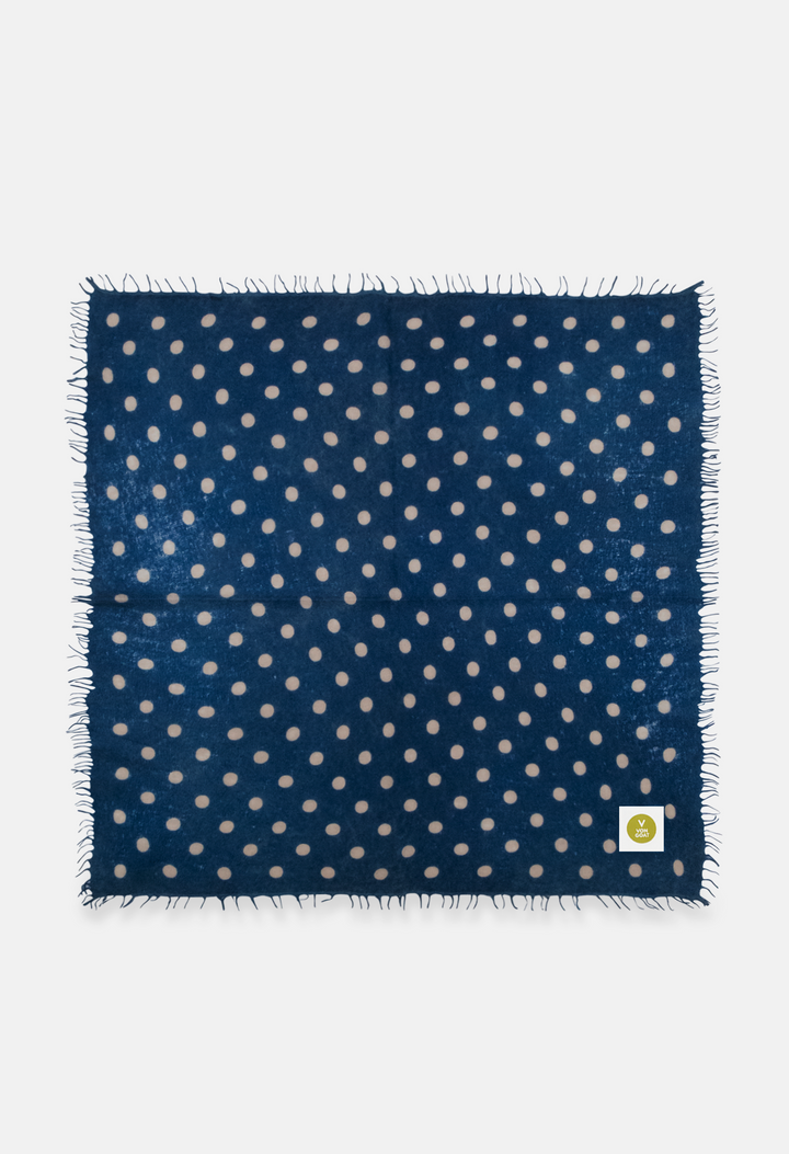 Bandana Polka Dot Orca/Sandy mit Fransen