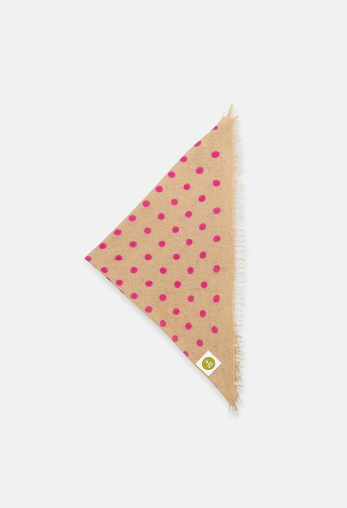 Bandana Polka Dots Dust/Sugar Plum mit Fransen