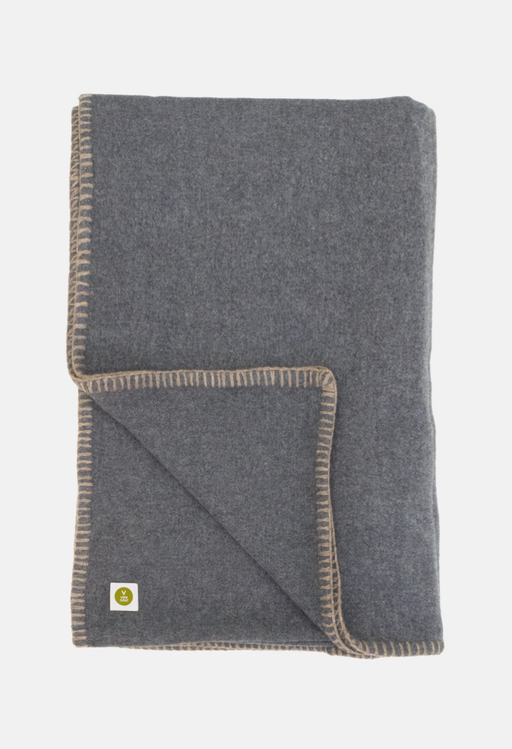 BLANKET MELANGE DARK GREY