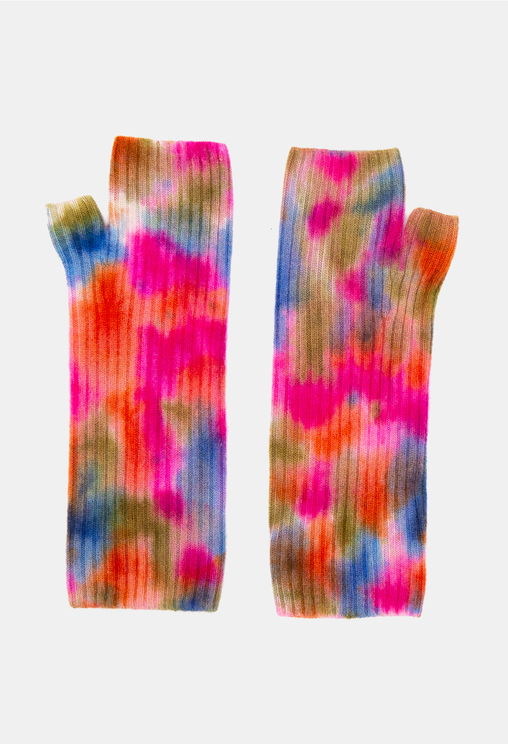 FINGERLESS MITTENS ICE DYE A