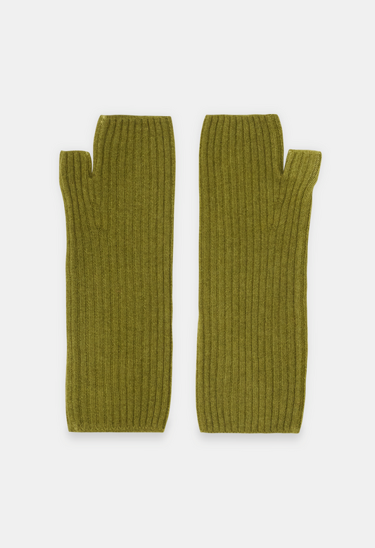 FINGERLESS MITTENS AVOCADO