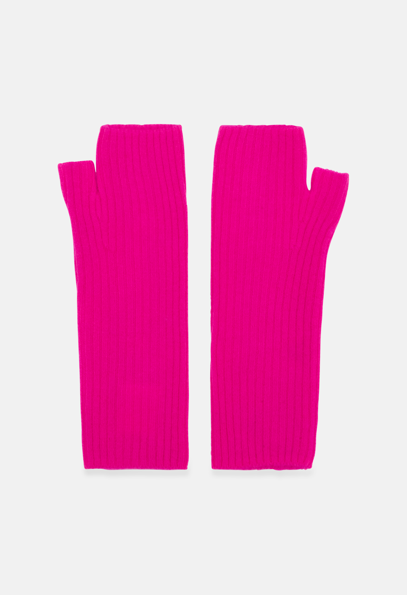 Fingerless Mittens Neon Pink