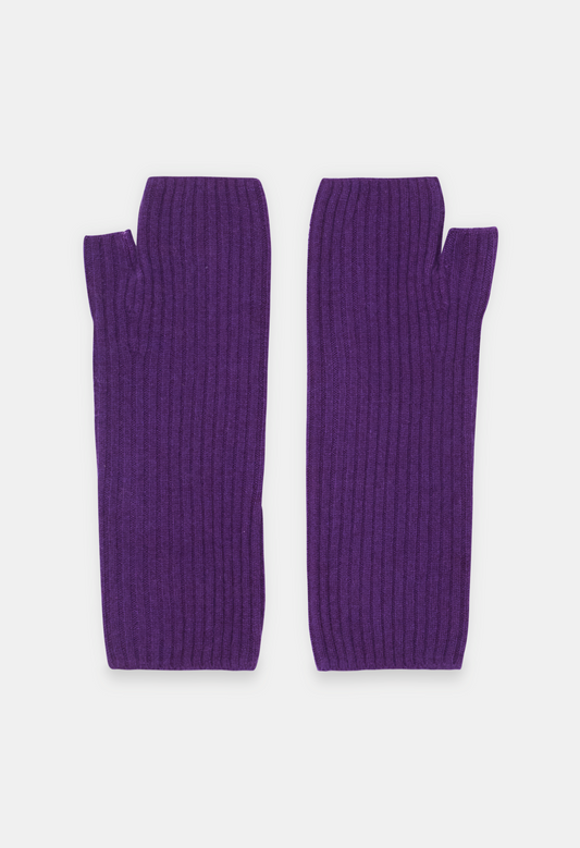 FINGERLESS MITTENS NEON PURPLE