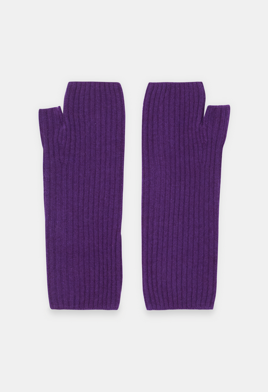 FINGERLESS MITTENS NEON PURPLE 