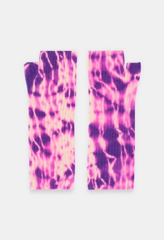 FINGERLESS MITTENS ICEBEAR/NEON PURPLE