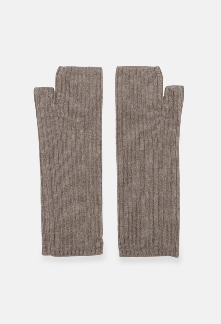Fingerless Mittens Mel. Brown