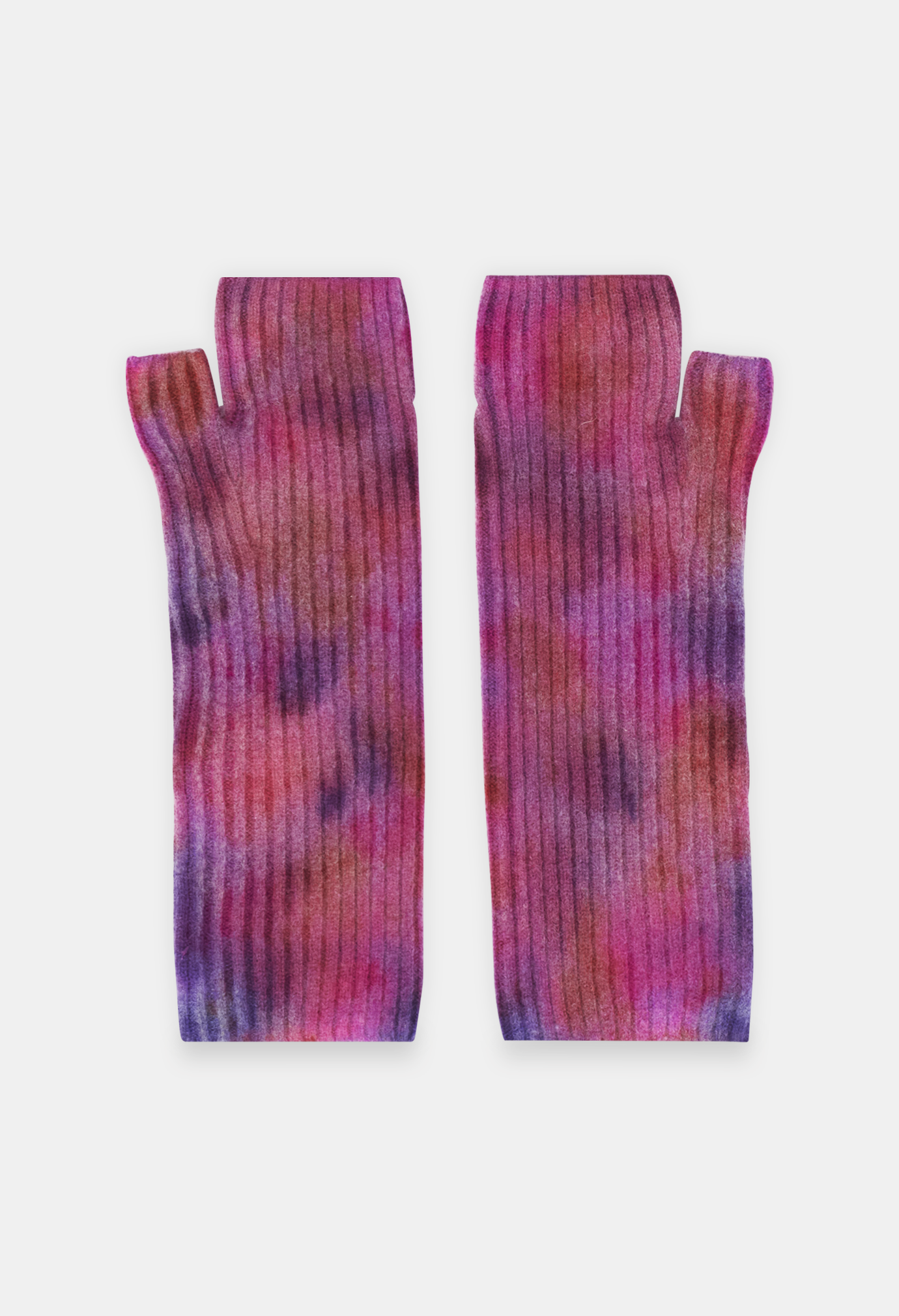 FINGERLESS MITTENS ICE DYE E